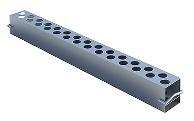 Bauzaun Sammelschiene